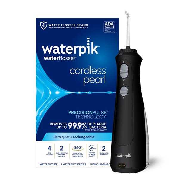 Black Cordless Pearl Water Flosser – Black (WF-13CD012)